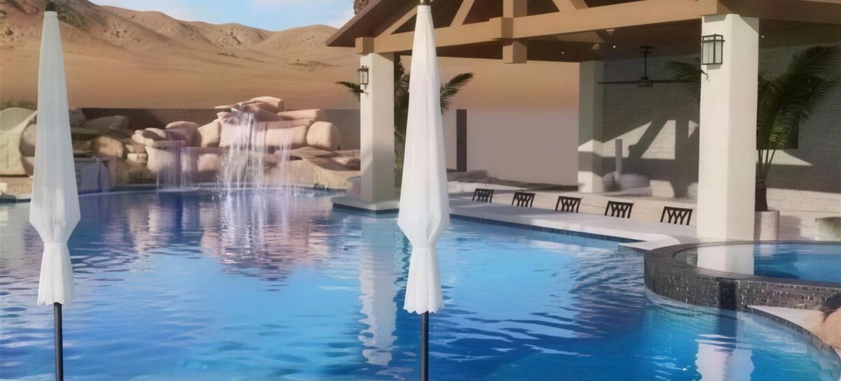 3D design of a Gilbert backyard by Dillan Ballard